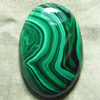 Natural Green Malachite Huge size 23x34 mm Oval Cabochon